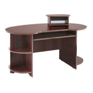 Regency Laminate Kidney Shaped Computer Desk with CD, DVD and 24 x 48 Messa