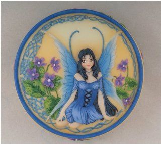Celtic Violet Butterfly Fairy Fairies Jewelry Box New  