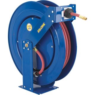 Coxreels Truck Series Hose Reel with EZ-Coil — 8 3/4in. x 21 3/16in. x 23in., 1/2in. x 50ft. Hose, Model# EZ-TSH-450  Air Hoses   Reels
