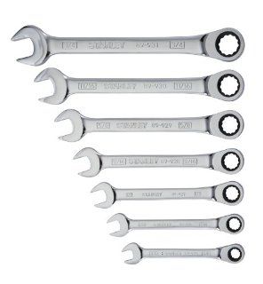 Stanley 94 542W 7 Piece Ratcheting Wrench Set, SAE    