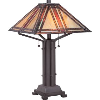 Tiffany Revere With Western Bronze Finish Table Lamp