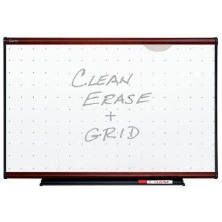 Quartet Prestige Total Erase Dry Erase Board, 4 x 3 Feet, Mahogany Finish Frame, One Board per Order (TE544M) 