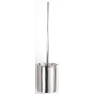 Bobrick 544 Heavy Duty 304 Stainless Steel Cubicle Collection Toilet Brush Holder, Satin Finish, 15 7/8" Overall Height Cleaning Brushes