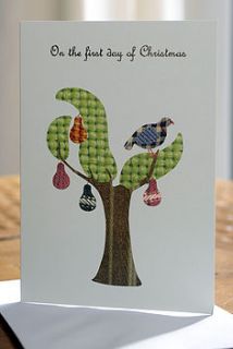8 partridge in a pear tree christmas cards by flaming imp
