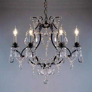 VERSAILLES COLLECTION WROUGHT IRON CHANDELIER  