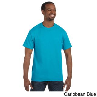 Anvil Heavyweight T shirt Blue Size XXL