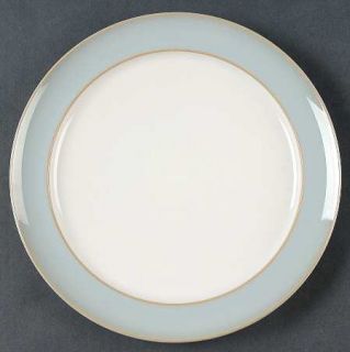 Denby Langley Mist Salad Plate, Fine China Dinnerware   All Gray/Blue,Tan Trim