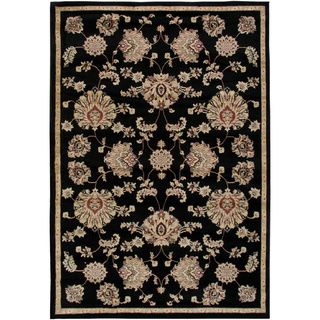 Gibraltar Heat set Polypropylene Area Rug In Black (33 X 53)