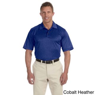 Adidas Golf Adidas Mens Climalite Heathered Polo Shirt Blue Size XXL