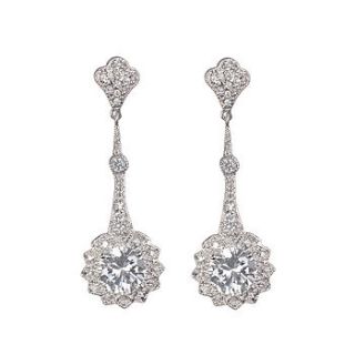 aphrodite crystal earrings by chez bec