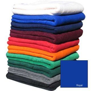 Nordic Fleece Throw Blanket (Royal Blue)  