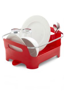 Chore I Can Dish Rack in Red  Mod Retro Vintage Kitchen