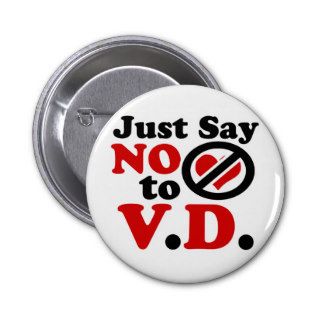 Just Say no to Valentines day Buttons