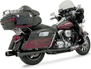 Bassani Exhaust Headpipes True Duals For Harley Davidson Bagger 2009 2012   Black   11325A Automotive