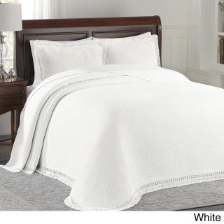Lamont Home Woven Jacquard Bedspread (shams Sold Separately) White Size Twin