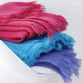 luxury mohair throws by coco målé interiors