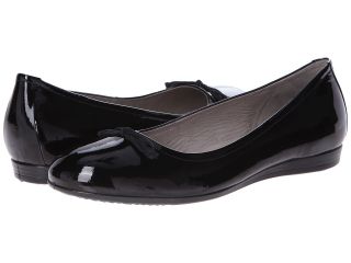 ECCO Touch 15 Bow Ballerina Womens Shoes (Black)