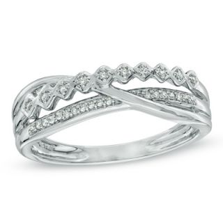 criss cross band in sterling silver orig $ 99 00 79 99 ring size