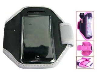 Jogging Walk Running Cycling Gym Armband Case for iPhone 5 iPod Touch 5 Grey Cell Phones & Accessories