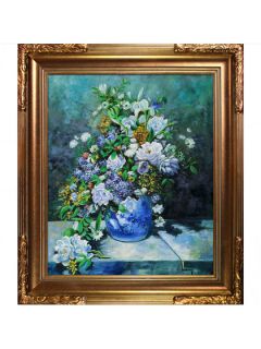 Grande Vase Di Fiori by Renoir by  Art