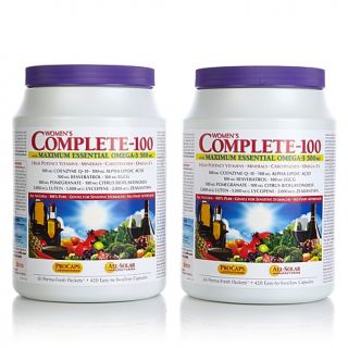 Andrew Lessman Women's COMPLETE 100 with Maximum Essential OMEGA 3   60 Packets