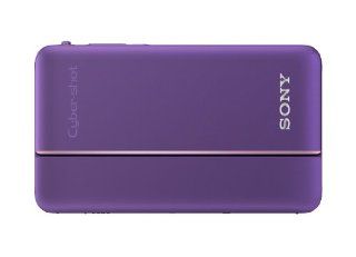 Sony Cyber shot DSC TX66 18.2 MP Exmor R CMOS Digital Camera with 5x Optical Zoom and 3.3 inch OLED (Violet) (2012 Model)  Point And Shoot Digital Cameras  Camera & Photo