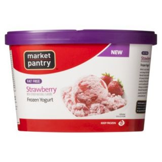 Market Pantry Fat Free Strawberry Frozen Yogurt