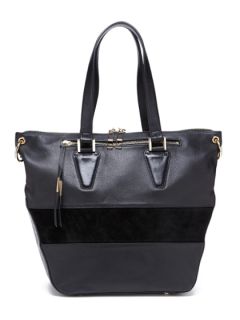 Tavi Leather Suede Tote by Kelsi Dagger