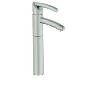 Grohe 32425AV0 Tenso Vessel Faucet Satin Nickel   Touch On Kitchen Sink Faucets  