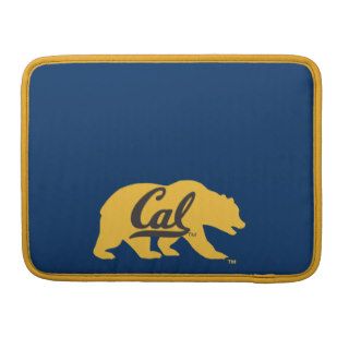 Cal Bear   Black and Gold MacBook Pro Sleeves