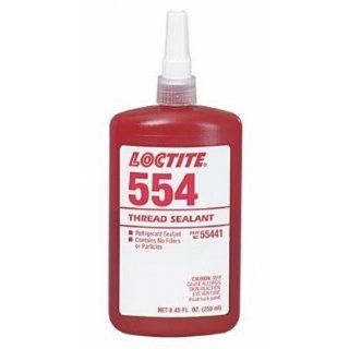 Loctite 554 Threadlocker   Red Liquid 250 ml Bottle   Tensile Strength 240 psi [PRICE is per BOTTLE]