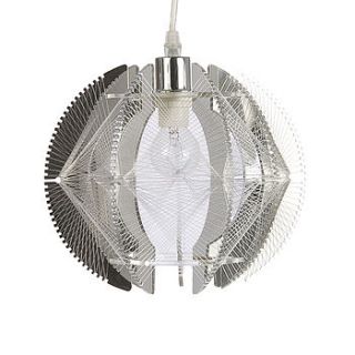 nylon acrylic hanging lamp small by out there interiors