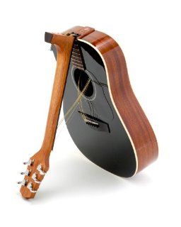 Voyage Air Songwriter Series VAMD 04BK Folding Mini Dreadnought Acoustic Guitar, Jet Black Musical Instruments