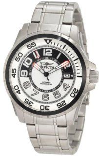 Invicta Men's 1831 Specialty Automatic Black and Grey Dial Stainless Steel Watch at  Men's Watch store.
