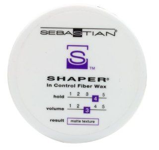 Sebastian Shaper In Control Fiber Wax 1.8 Ounces  Hair Styling Waxes  Beauty