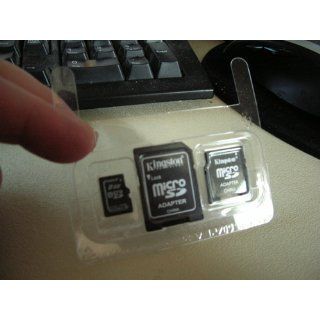 Kingston 2 GB microSD Flash Memory Card with SD and miniSD Adapters SDC/2GB 2ADP Electronics