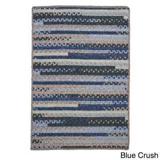 Perfect Stitch Multicolor Braided Cotton blend Rug (4 X 6)