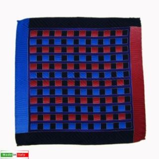 PS 550   Black   Blue   Purple   Red   Italian Silk Pocket Square at  Mens Clothing store Neckties