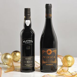 dad's christmas snifter two bottle wine gift by the daily drinker