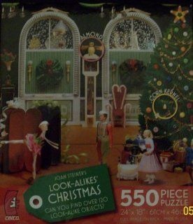 Joan Steiner's Look Alikes Christmas 550 piece puzzle   item 2372 2 Toys & Games