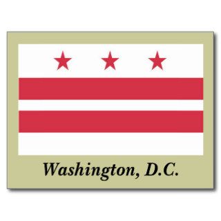 Washington D.C. Flag Postcard