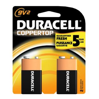 Duracell 2 Pack 9V Alkaline Batteries