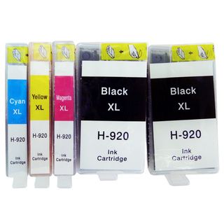 5 pack Replacing Hp 920xl Cd975an Cd972an Cd973an Cd974an Ink Cartridge For Officejet 6000 E609 6500 7000 E910 7500ac