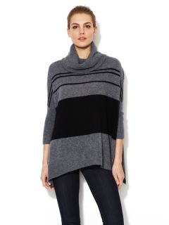 Sawyer Cashmere Turtleneck Poncho by Sea Bleu Cashmere