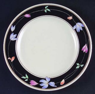 Mikasa Flower Gallery Salad Plate, Fine China Dinnerware   Intaglio, Pastel Flow