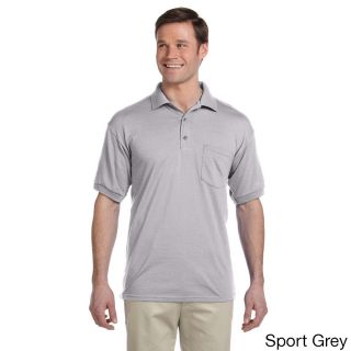 Gildan Gildan Mens Dry Blend Jersey Polo Shirt Grey Size XXL