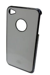 GO IC558 Classic Titanium Chrome Hard Case for iPhone 4/4S   1 Pack   Retail Packaging   White Cell Phones & Accessories
