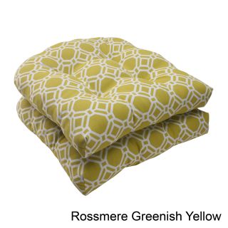 Pillow Perfect Rossmere Outdoor Wicker Seat Cushions (set Of 2)