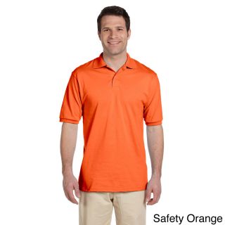 Jerzees Jerzees Mens 50/50 Spotsheild Jersey Polo Shirt Orange Size XXL