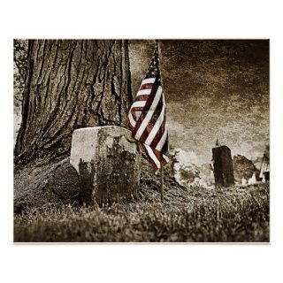 Civil War Tombstone Print